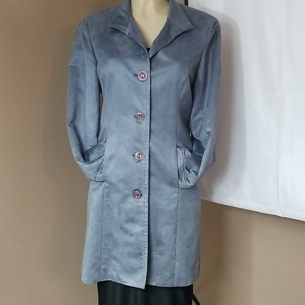 JONES WEAR SMOKY BLUE JACKET SIZE 10